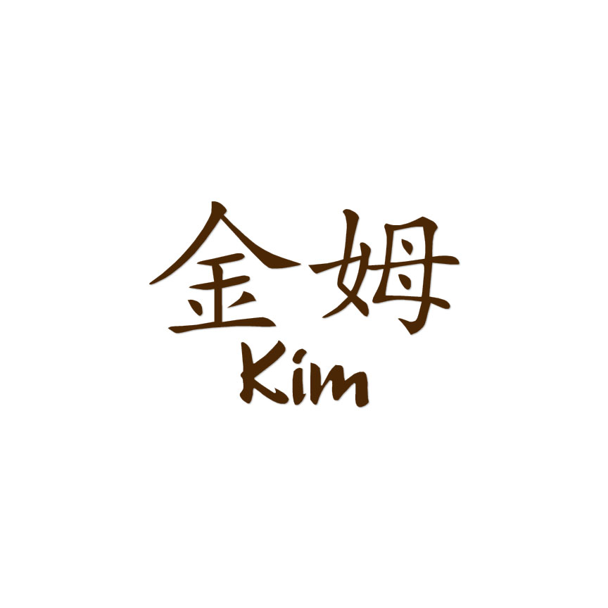 ⭐︎KIM⭐︎ Chinese Symbol Kim Name - Decal Sticker - Multiple Colors & Sizes